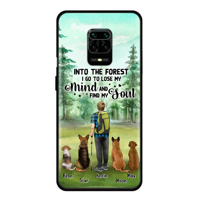 Custom Personalized Solo Trekking Woods  With Pets Phone Case - Upto 4 Pets - Case For Xiaomi, Huawei and Oppo - 6CIAJ9