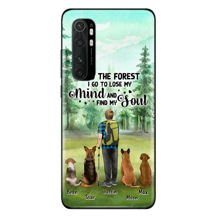 Custom Personalized Solo Trekking Woods  With Pets Phone Case - Upto 4 Pets - Case For Xiaomi, Huawei and Oppo - 6CIAJ9