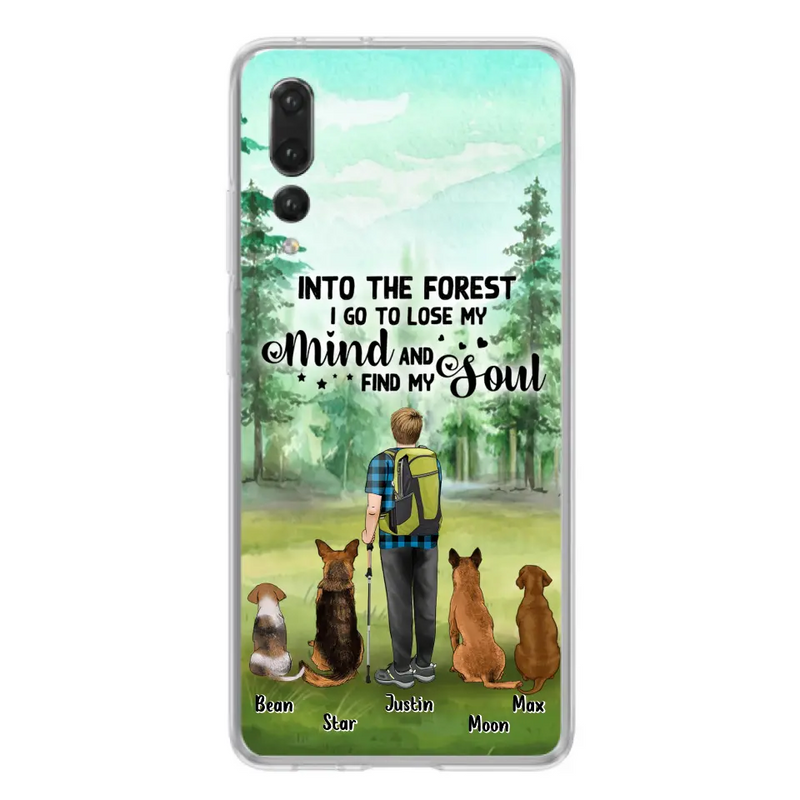 Personalized Solo Trekking Woods  With Pets Phone Case - Up to 4 Pets - Case For Xiaomi, Huawei and Oppo - 6CIAJ9
