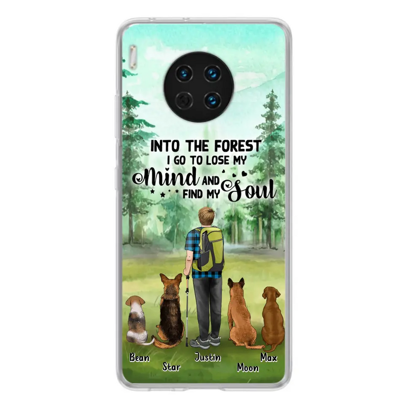 Personalized Solo Trekking Woods  With Pets Phone Case - Up to 4 Pets - Case For Xiaomi, Huawei and Oppo - 6CIAJ9