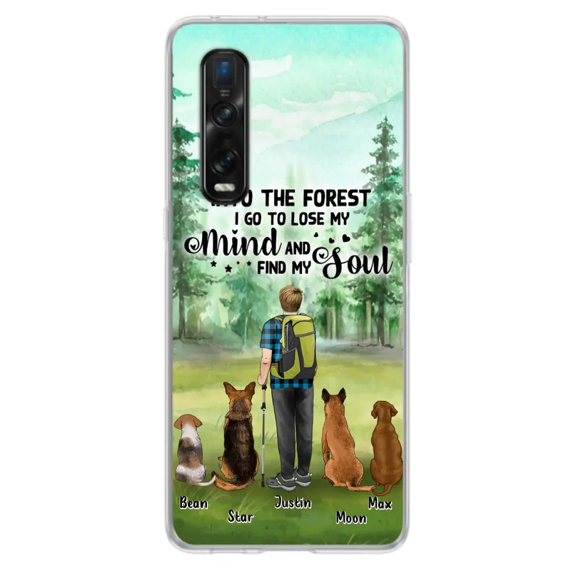 Personalized Solo Trekking Woods  With Pets Phone Case - Up to 4 Pets - Case For Xiaomi, Huawei and Oppo - 6CIAJ9