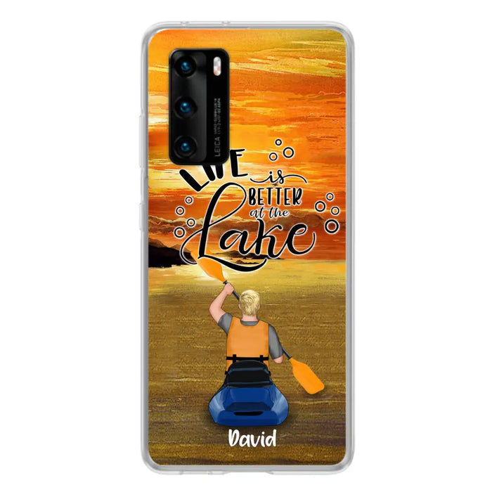 Personalized Kayak Phone Case - Man/ Woman/ Couple - Life Is Better At The Lake - Phone Case For Xiaomi, Huawei And Oppo -  FKUJGV