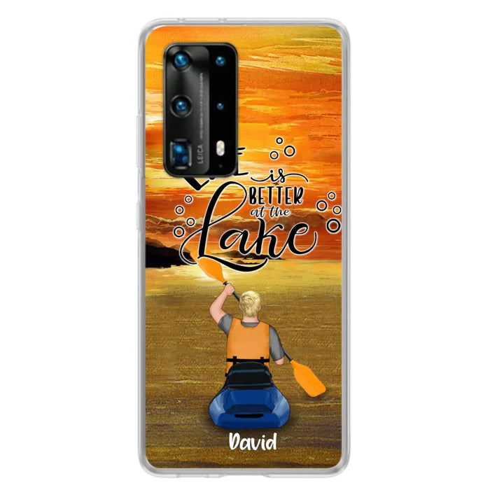 Personalized Kayak Phone Case - Man/ Woman/ Couple - Life Is Better At The Lake - Phone Case For Xiaomi, Huawei And Oppo -  FKUJGV