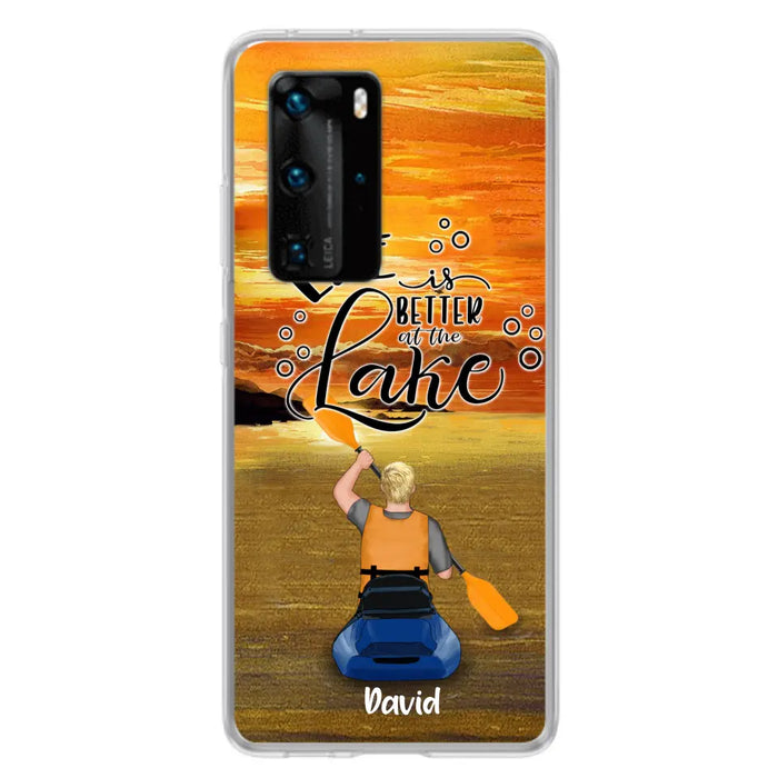 Personalized Kayak Phone Case - Man/ Woman/ Couple - Life Is Better At The Lake - Phone Case For Xiaomi, Huawei And Oppo -  FKUJGV