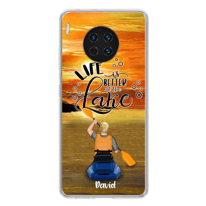 Personalized Kayak Phone Case - Man/ Woman/ Couple - Life Is Better At The Lake - Phone Case For Xiaomi, Huawei And Oppo -  FKUJGV