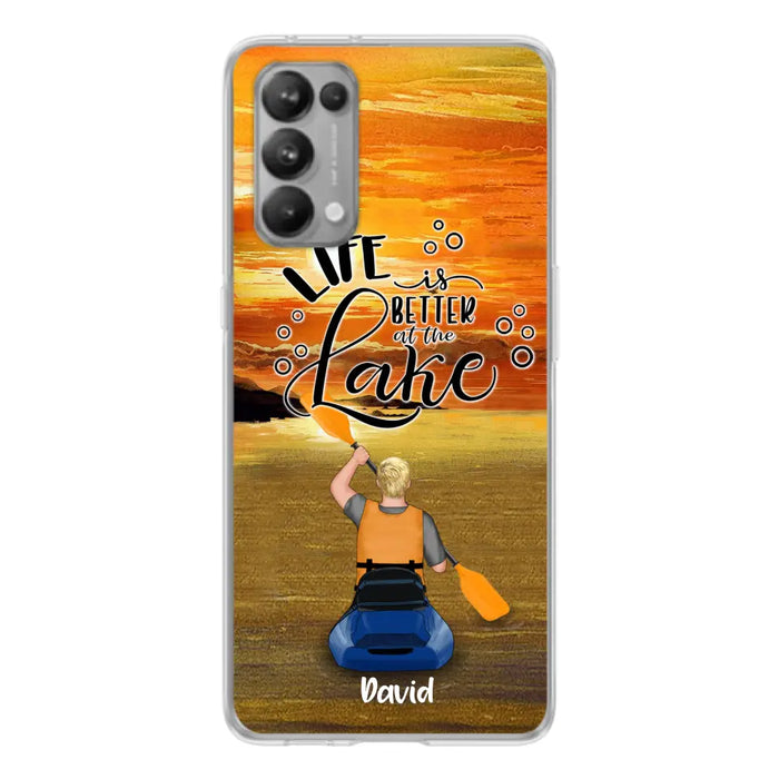 Personalized Kayak Phone Case - Man/ Woman/ Couple - Life Is Better At The Lake - Phone Case For Xiaomi, Huawei And Oppo -  FKUJGV