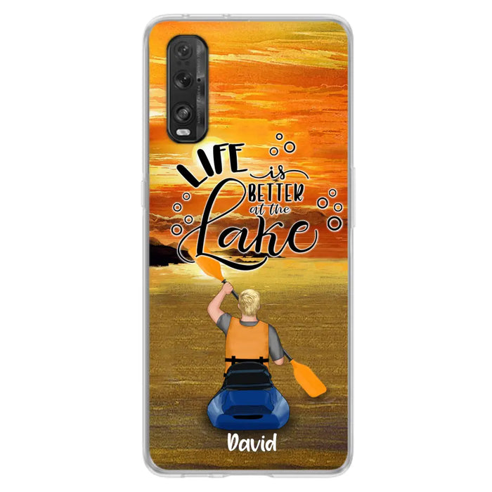 Personalized Kayak Phone Case - Man/ Woman/ Couple - Life Is Better At The Lake - Phone Case For Xiaomi, Huawei And Oppo -  FKUJGV