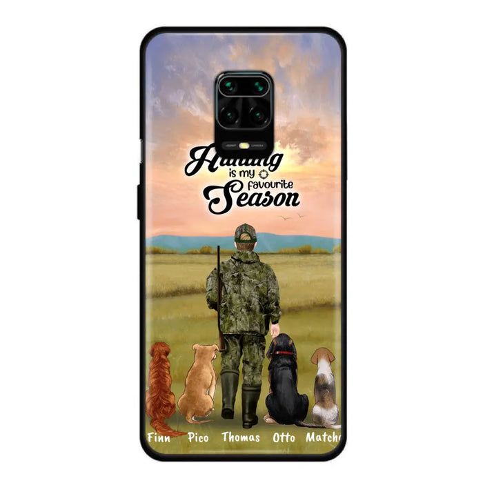 Custom Personalized Hunting Phone Case - Man/Woman With Upto 4 Dogs - Phone Case For Xiaomi, Huawei and Oppo - 4168OK