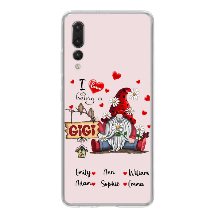 Custom Personalized Phone Case - I Love Being Grandma - R5OIKQ - Red