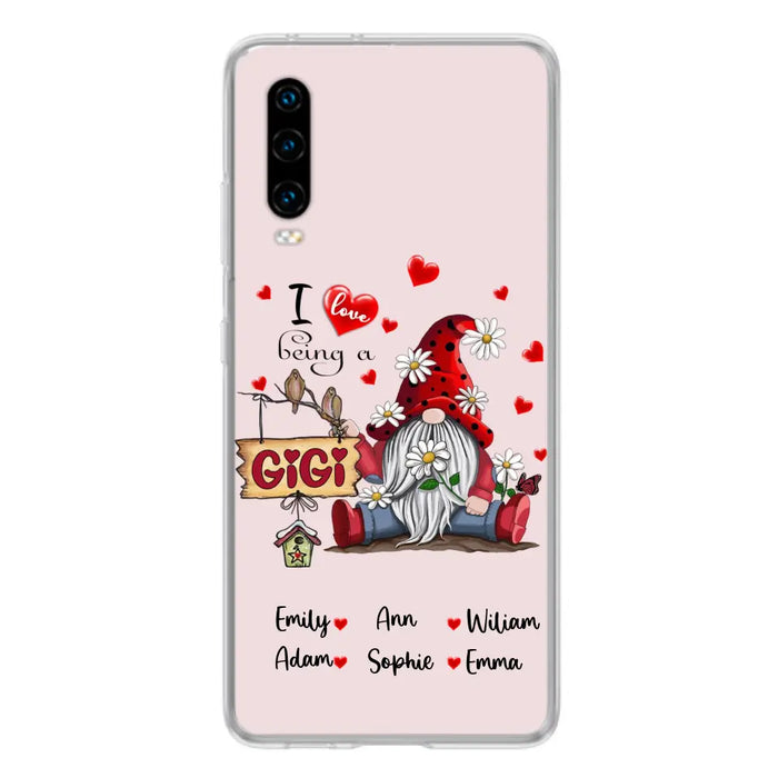 Custom Personalized Phone Case - I Love Being Grandma - R5OIKQ - Red