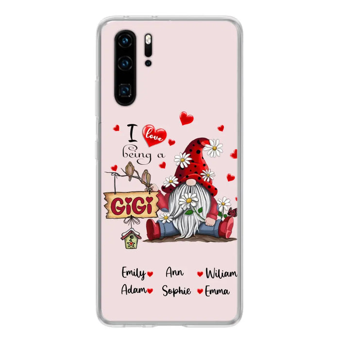 Custom Personalized Phone Case - I Love Being Grandma - R5OIKQ - Red