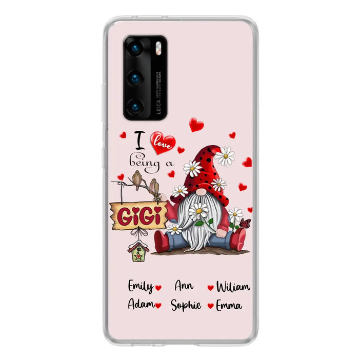 Custom Personalized Phone Case - I Love Being Grandma - R5OIKQ - Red