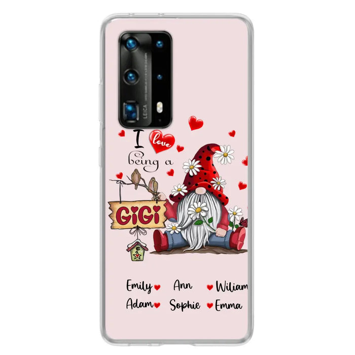 Custom Personalized Phone Case - I Love Being Grandma - R5OIKQ - Red