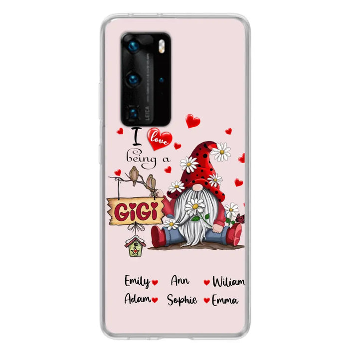 Custom Personalized Phone Case - I Love Being Grandma - R5OIKQ - Red