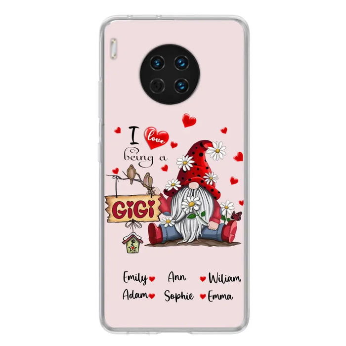 Custom Personalized Phone Case - I Love Being Grandma - R5OIKQ - Red