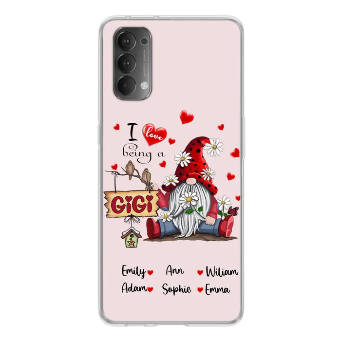 Custom Personalized Phone Case - I Love Being Grandma - R5OIKQ - Red