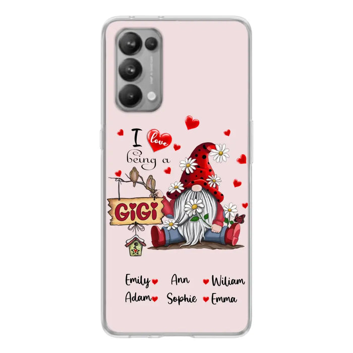 Custom Personalized Phone Case - I Love Being Grandma - R5OIKQ - Red