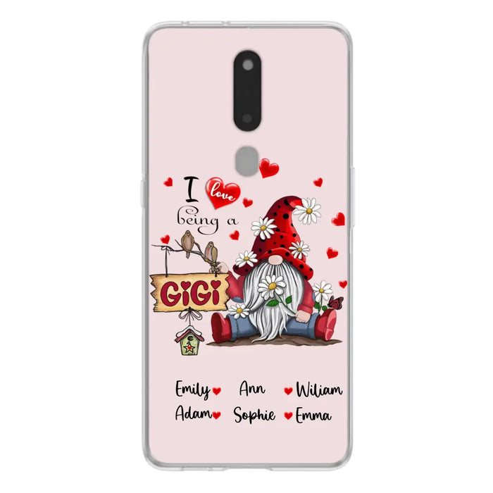 Custom Personalized Phone Case - I Love Being Grandma - R5OIKQ - Red