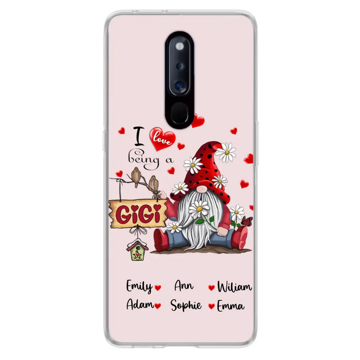 Custom Personalized Phone Case - I Love Being Grandma - R5OIKQ - Red