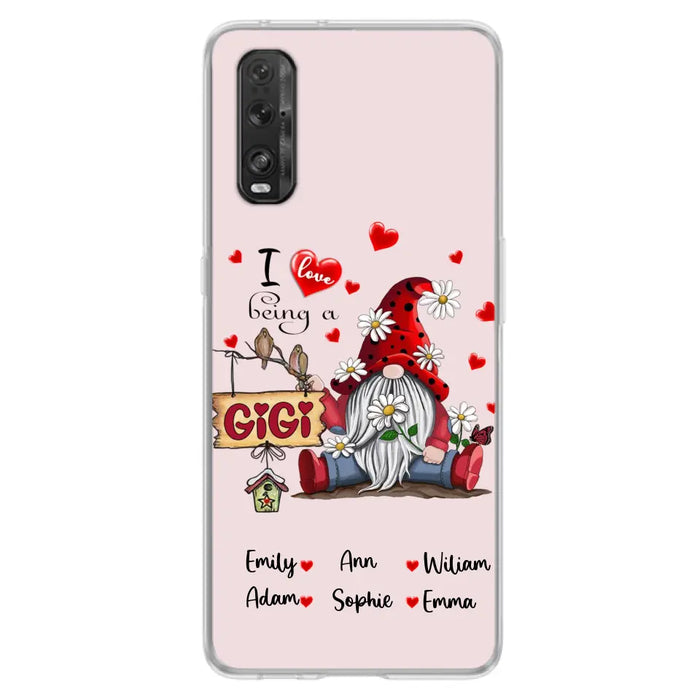 Custom Personalized Phone Case - I Love Being Grandma - R5OIKQ - Red