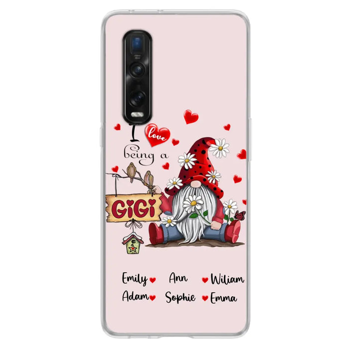 Custom Personalized Phone Case - I Love Being Grandma - R5OIKQ - Red