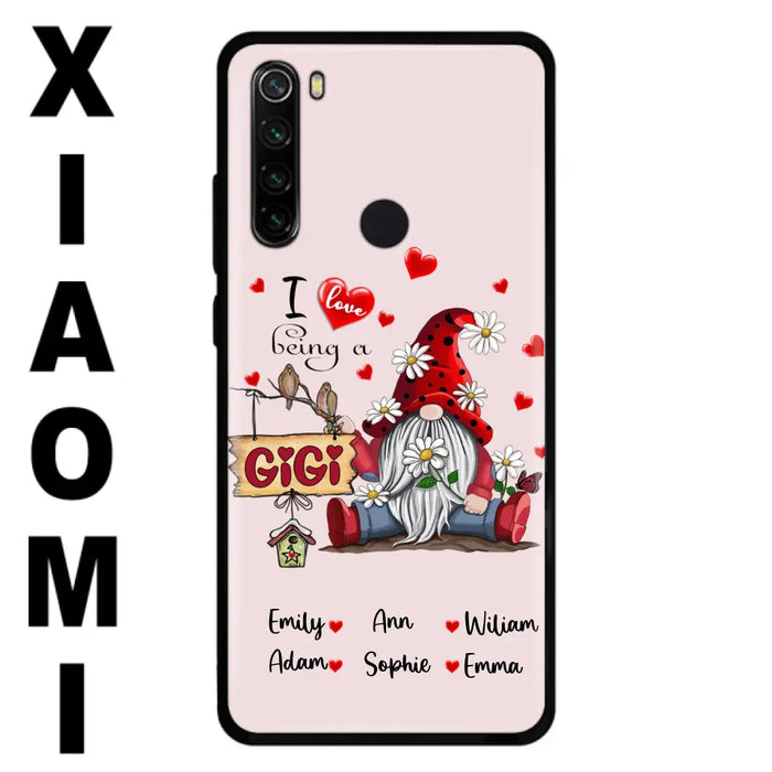 Custom Personalized Phone Case - I Love Being Grandma - R5OIKQ - Red