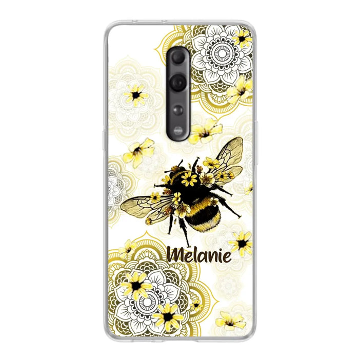 Custom Personalized Bee Phone Case - Upto 5 Bees - Gift For Bee Lovers - Case For Xiaomi, Oppo And Huawei