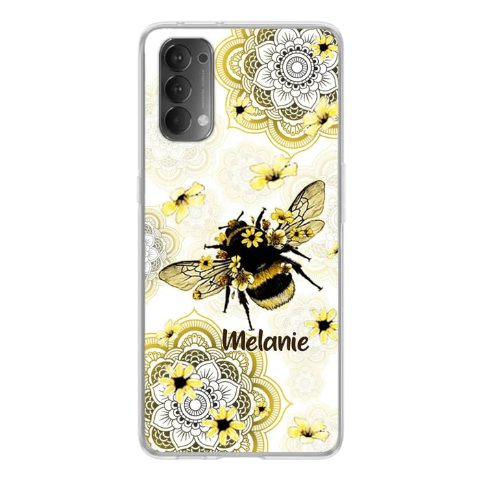 Custom Personalized Bee Phone Case - Upto 5 Bees - Gift For Bee Lovers - Case For Xiaomi, Oppo And Huawei