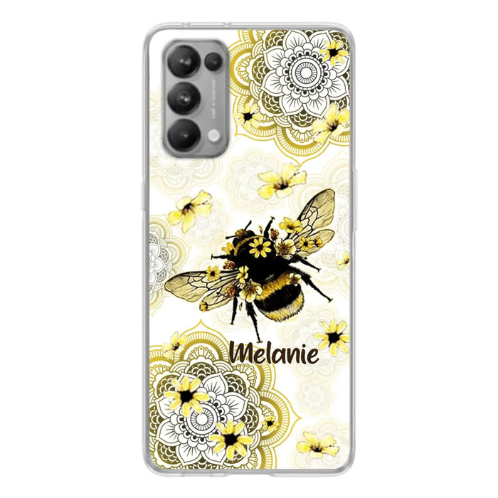 Custom Personalized Bee Phone Case - Upto 5 Bees - Gift For Bee Lovers - Case For Xiaomi, Oppo And Huawei