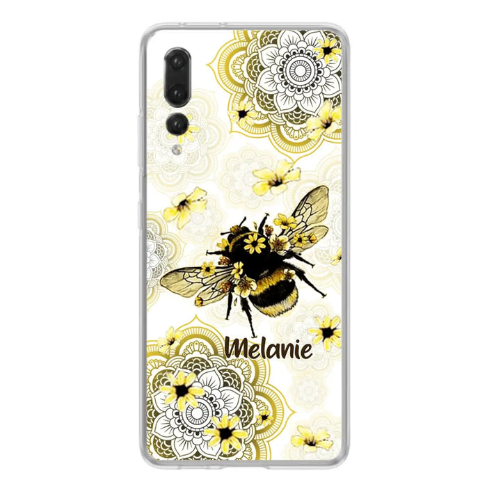 Custom Personalized Bee Phone Case - Upto 5 Bees - Gift For Bee Lovers - Case For Xiaomi, Oppo And Huawei