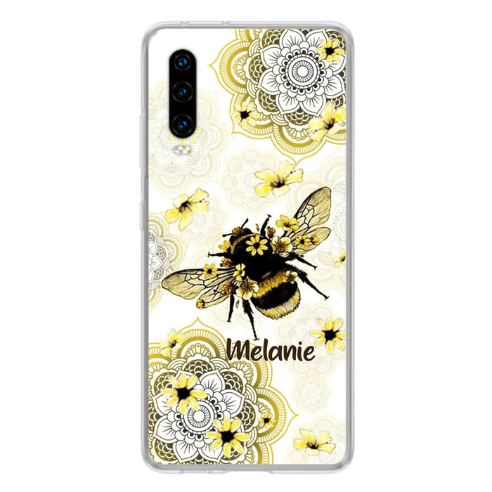 Custom Personalized Bee Phone Case - Upto 5 Bees - Gift For Bee Lovers - Case For Xiaomi, Oppo And Huawei