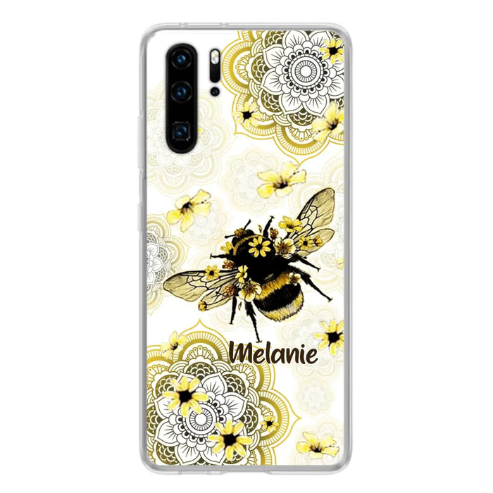 Custom Personalized Bee Phone Case - Upto 5 Bees - Gift For Bee Lovers - Case For Xiaomi, Oppo And Huawei