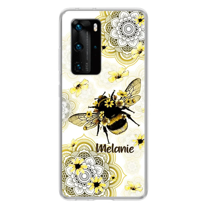 Custom Personalized Bee Phone Case - Upto 5 Bees - Gift For Bee Lovers - Case For Xiaomi, Oppo And Huawei