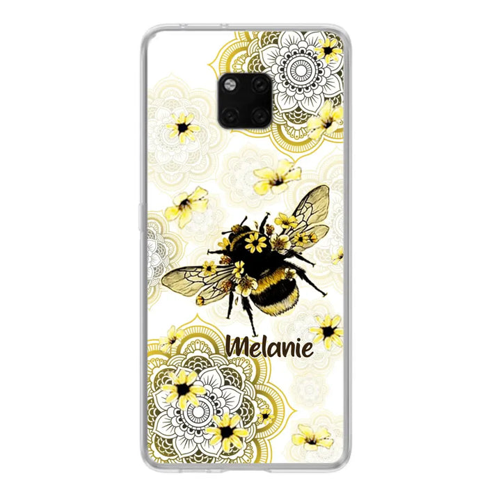 Custom Personalized Bee Phone Case - Upto 5 Bees - Gift For Bee Lovers - Case For Xiaomi, Oppo And Huawei