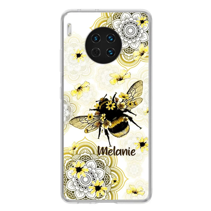 Custom Personalized Bee Phone Case - Upto 5 Bees - Gift For Bee Lovers - Case For Xiaomi, Oppo And Huawei