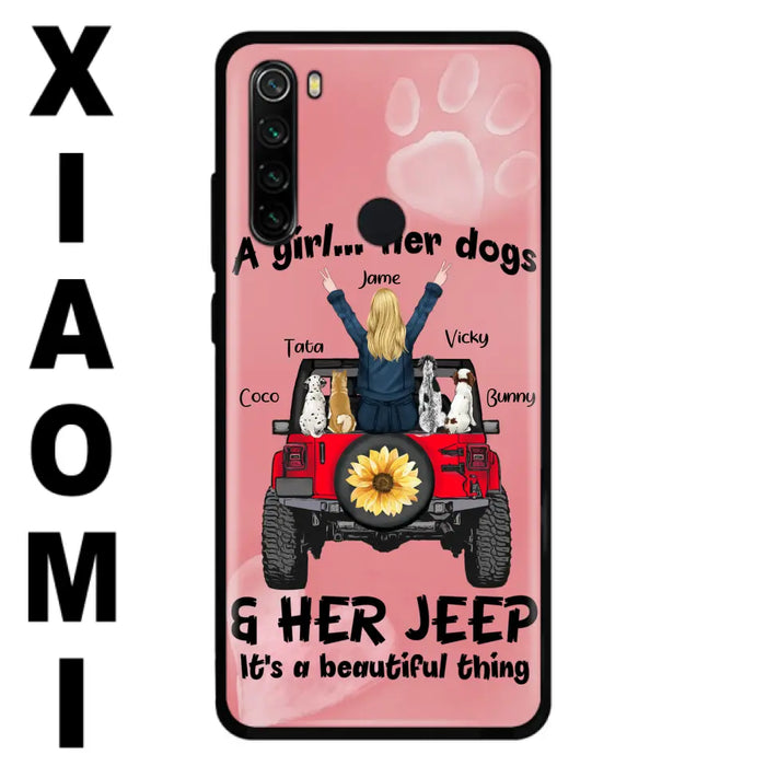 Custom Personalized Dog Mom & Off-road Phone case - Case For Xiaomi, Huawei and Oppo - A Girl Her Dogs - 2OTN07