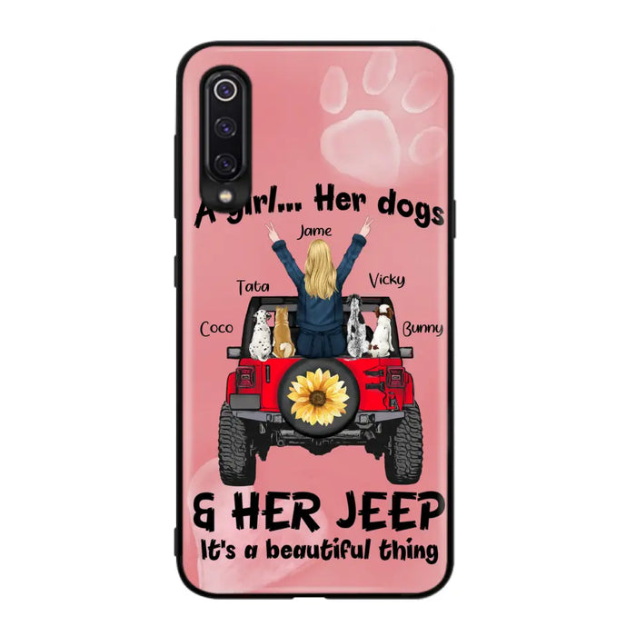 Custom Personalized Dog Mom & Off-road Phone case - Case For Xiaomi, Huawei and Oppo - A Girl Her Dogs - 2OTN07