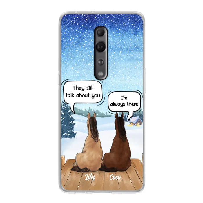 Custom Personalized Dog Horse Phone Case -  Upto 5 Pets - Xmas Gift For Dog/ Horse Lover - Case For Xiaomi, Oppo And Huawei