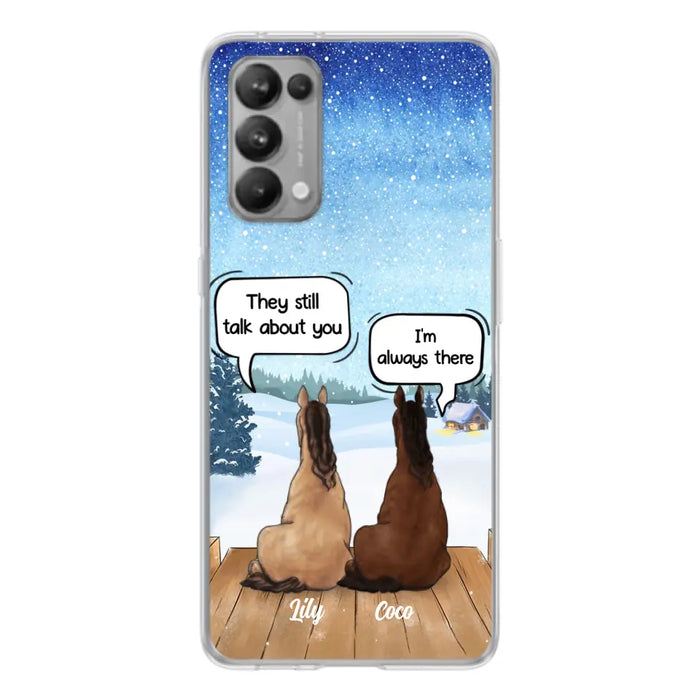 Custom Personalized Dog Horse Phone Case -  Upto 5 Pets - Xmas Gift For Dog/ Horse Lover - Case For Xiaomi, Oppo And Huawei