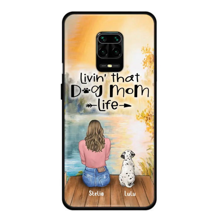 Personalized Dog Mom Phone Case - Case for Huawei, Oppo and Xiaomi - Gift for Dog Lovers with upto 4 Dogs - Livin' that dog mom life