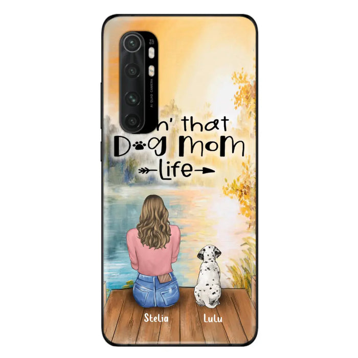 Personalized Dog Mom Phone Case - Case for Huawei, Oppo and Xiaomi - Gift for Dog Lovers with upto 4 Dogs - Livin' that dog mom life