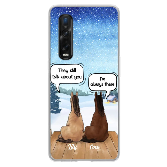 Custom Personalized Dog Horse Phone Case -  Upto 5 Pets - Xmas Gift For Dog/ Horse Lover - Case For Xiaomi, Oppo And Huawei