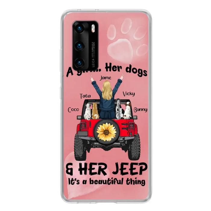 Custom Personalized Dog Mom & Off-road Phone case - Case For Xiaomi, Huawei and Oppo - A Girl Her Dogs - 2OTN07