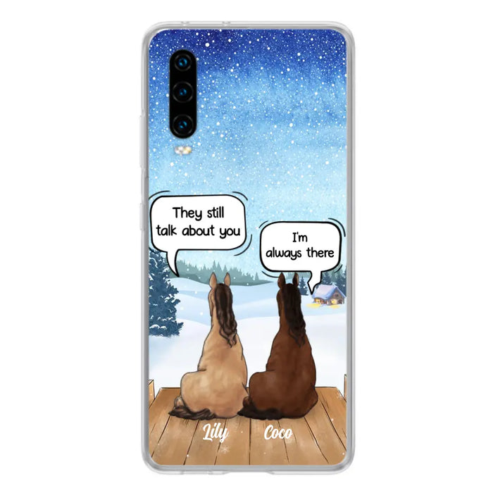 Custom Personalized Dog Horse Phone Case -  Upto 5 Pets - Xmas Gift For Dog/ Horse Lover - Case For Xiaomi, Oppo And Huawei