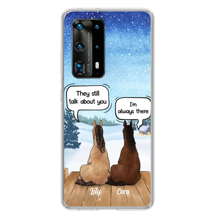 Custom Personalized Dog Horse Phone Case -  Upto 5 Pets - Xmas Gift For Dog/ Horse Lover - Case For Xiaomi, Oppo And Huawei