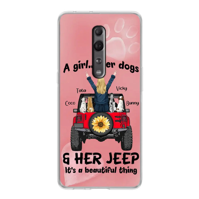 Custom Personalized Dog Mom & Off-road Phone case - Case For Xiaomi, Huawei and Oppo - A Girl Her Dogs - 2OTN07