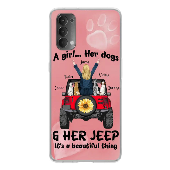 Custom Personalized Dog Mom & Off-road Phone case - Case For Xiaomi, Huawei and Oppo - A Girl Her Dogs - 2OTN07