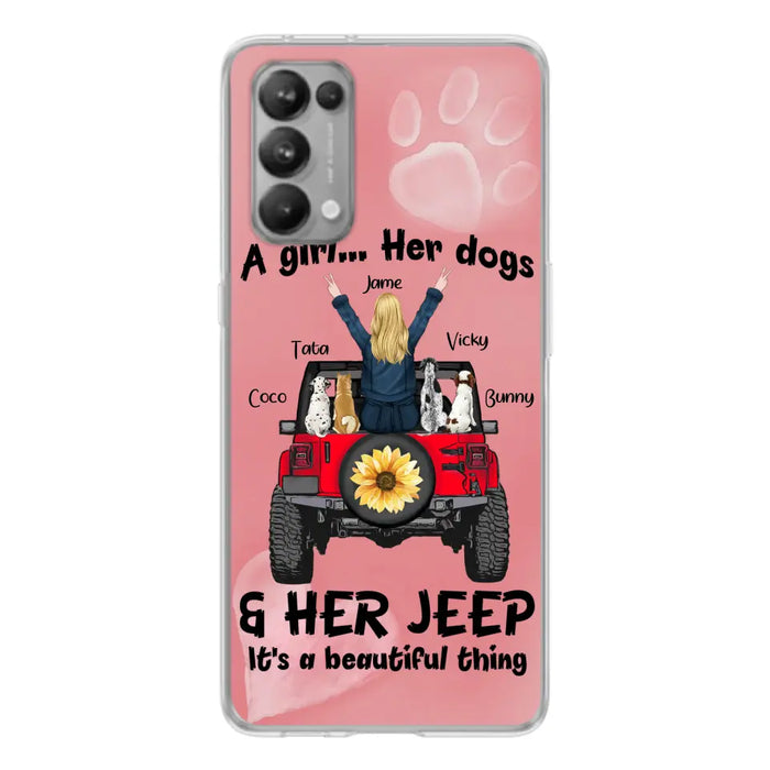 Custom Personalized Dog Mom & Off-road Phone case - Case For Xiaomi, Huawei and Oppo - A Girl Her Dogs - 2OTN07