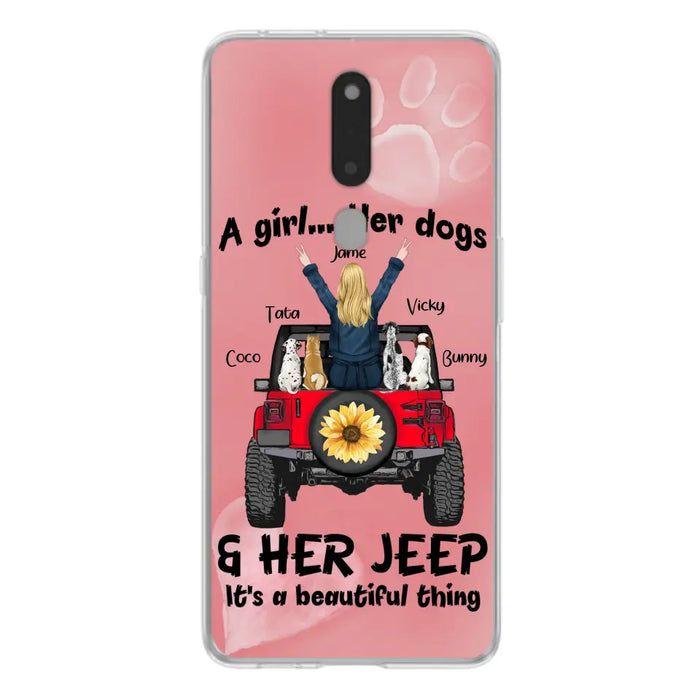 Custom Personalized Dog Mom & Off-road Phone case - Case For Xiaomi, Huawei and Oppo - A Girl Her Dogs - 2OTN07