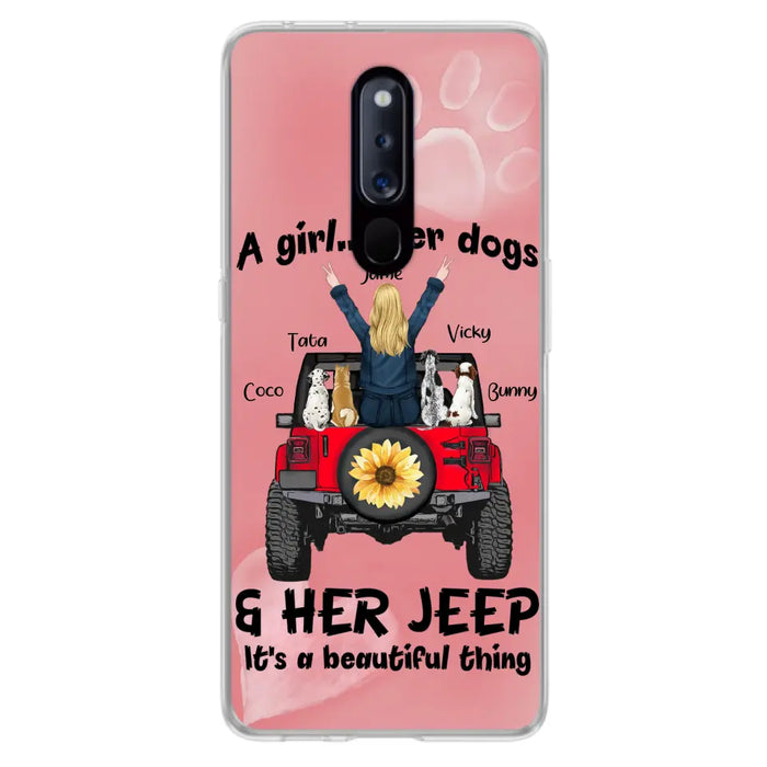 Custom Personalized Dog Mom & Off-road Phone case - Case For Xiaomi, Huawei and Oppo - A Girl Her Dogs - 2OTN07